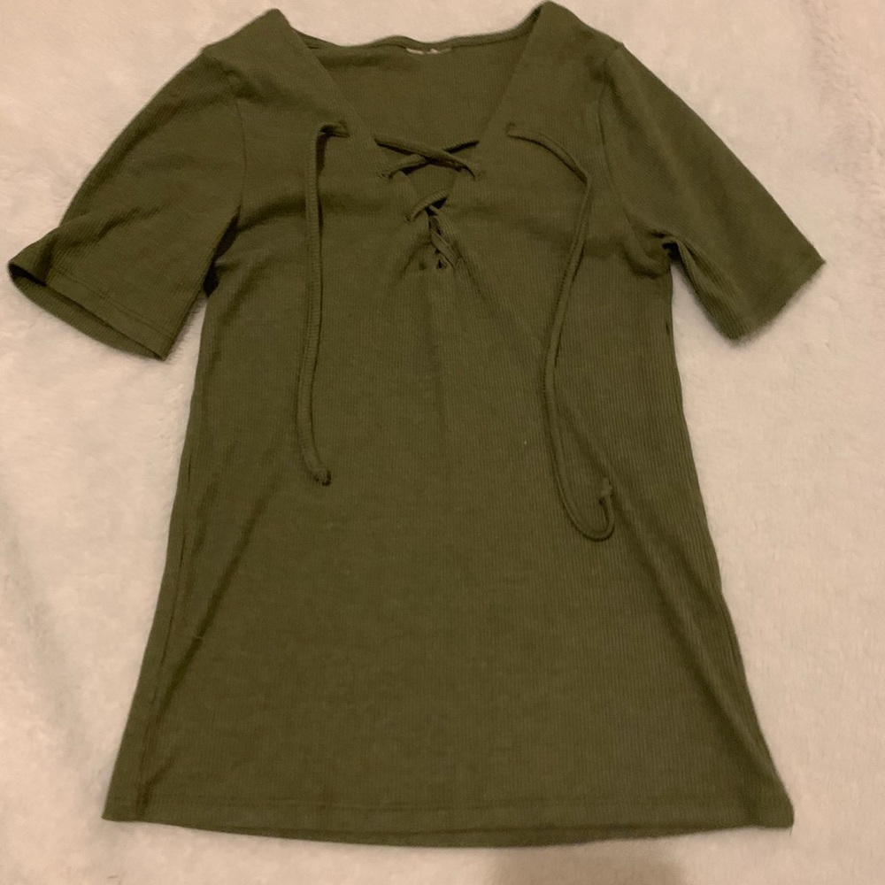 A army green shirt